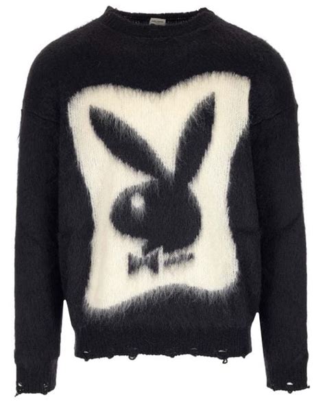 ysl playboy sweater|Shop Saint Laurent Playboy Sweater In Mohair .